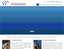 Tablet Screenshot of corneatransplant.net
